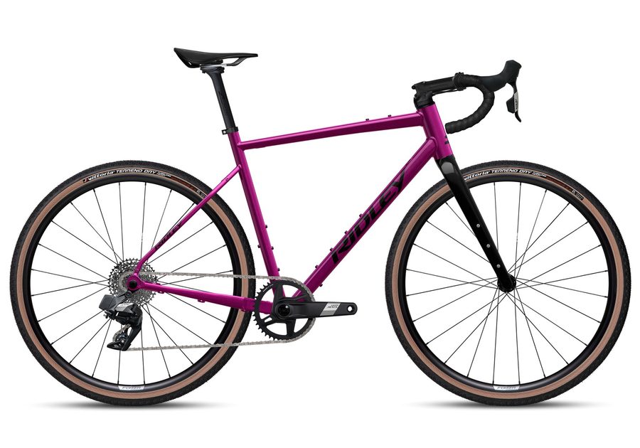 Ridley Kanzo Adventure Alu SRAM Apex XPLR AXS 1x12 &ndash; Glossy Jazzberry Jam